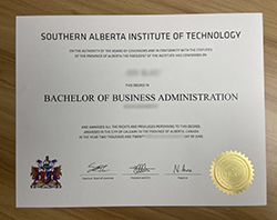Replacement SAIT Diploma Certificate.
