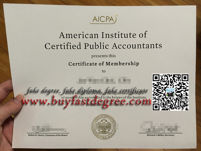 buy AICPA fake certificate, where to make AICPA fake certificate