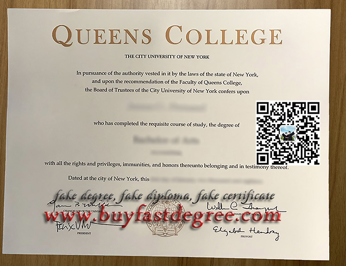 Where Can I Buy A Fake Queens College (QC) Certificate?