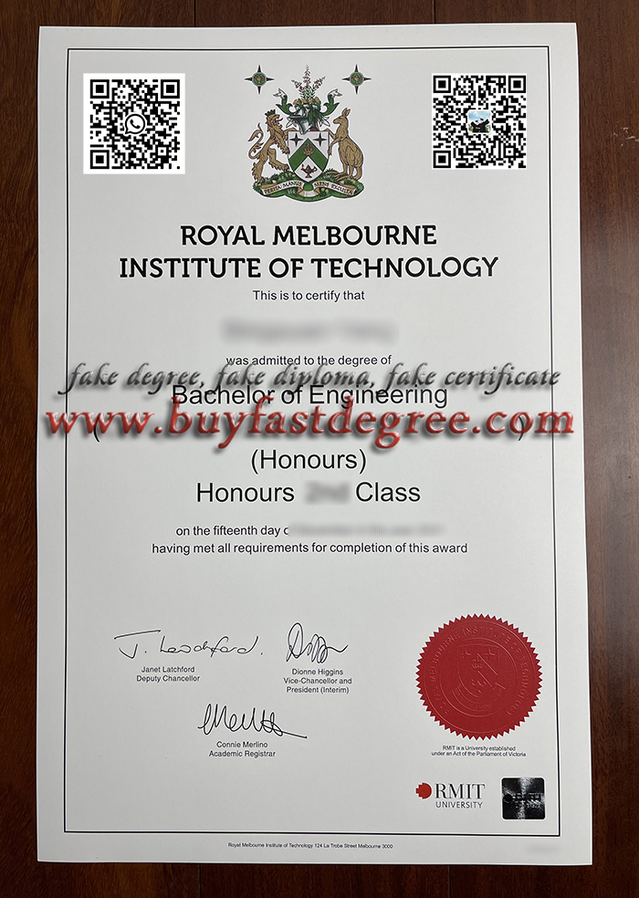 RMIT University degree