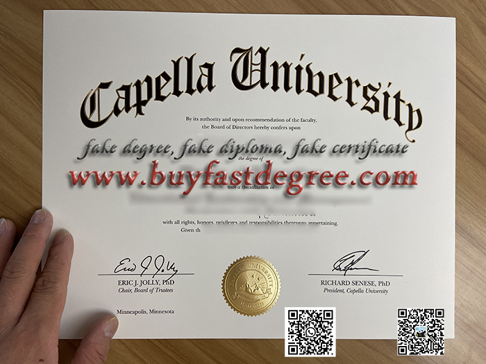 Capella University diploma