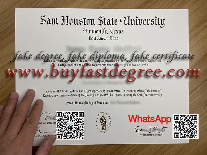 Buy SHSU degree, Fake SHSU diploma, Sam Houston State University diploma