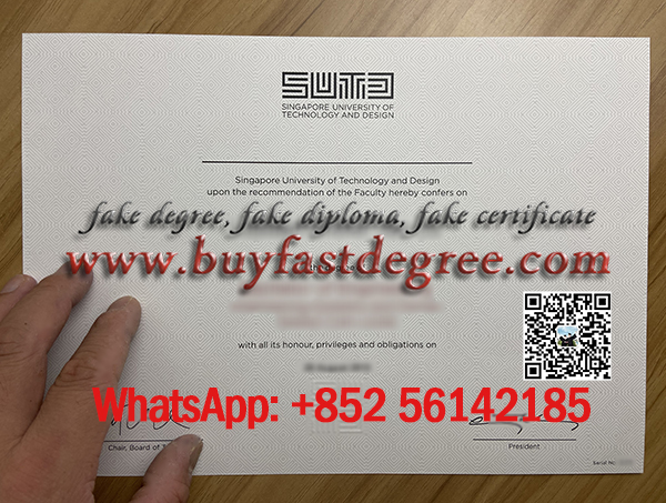 Fake Singapore University of Technology and Design diploma, SUTD degree