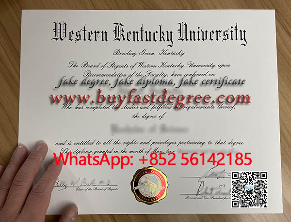 Western Kentucky University diploma, WKU degree