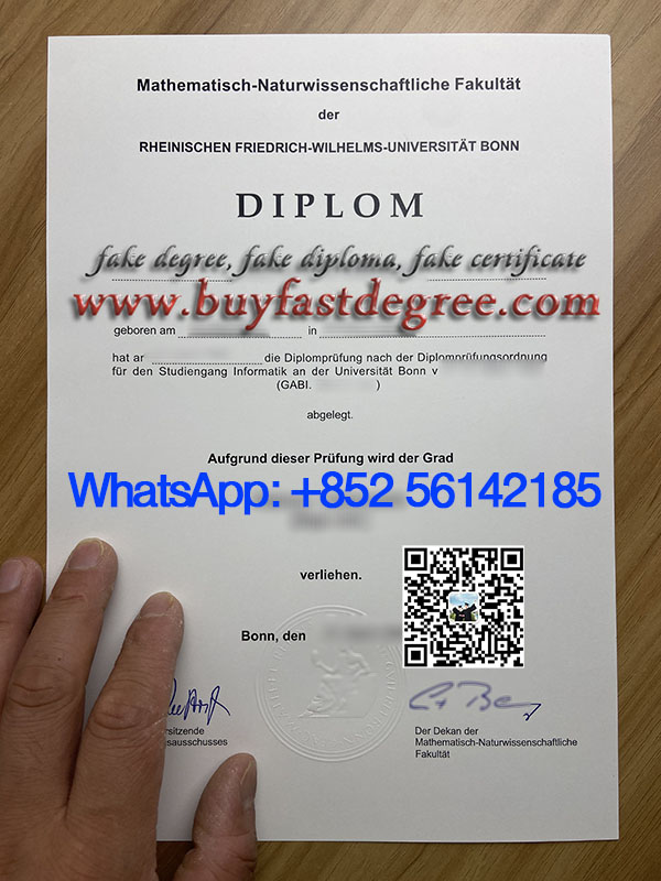 Buy University of Bonn diploma. 