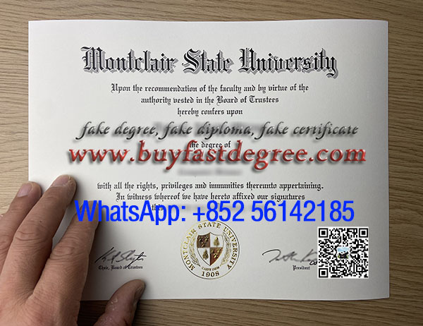 Buy Montclair State University degree