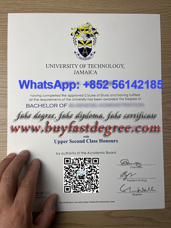 Buy University of Technology, Jamaica diploma.